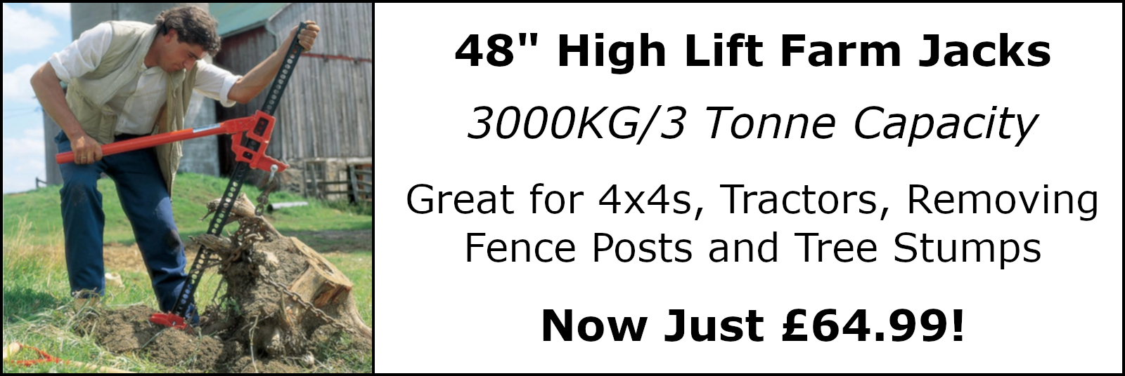 3000KG High Lift Farm Jacks