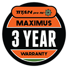 Titan Pro Maximus 3 year UK Warranty