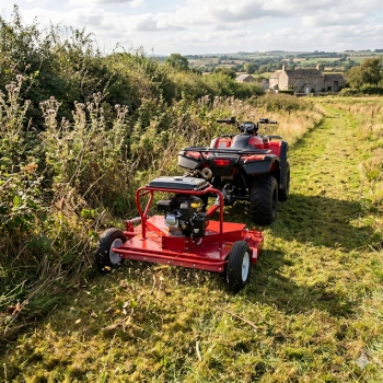 View Titan Pro ATV Topper Mower: Clear Overgrown Fields