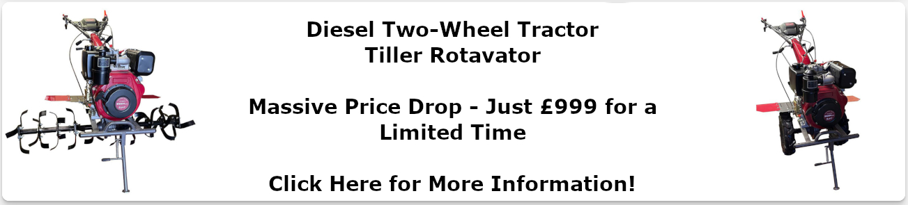 Huge price drop on our 9HP diesel tiller rotavator!