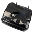 Reverse angle of the TP690 flail mower fuel tank highlighting the engine mounting points.