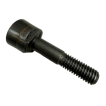Side profile of the bare tungsten cutting tooth and threaded mounting bolt for the Titan Pro professional stump grinder, with all fixings removed.