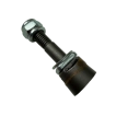 Reverse view of the complete cutter head assembly for the TPSGP15ES pro stump grinder, with the heavy-duty tungsten cutting tip facing the camera.