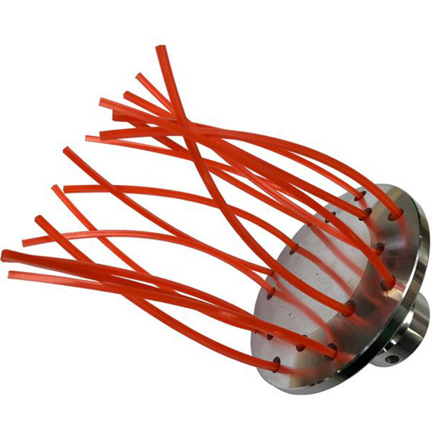 Order a The weed brush - perfect for use with the Titan Pro range of brush cutters. This unit is great for getting to those harder-to-reach areas such as in-between paving slabs and other areas where the standard bump head struggles to reach.