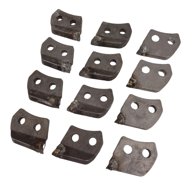 Order a Genuine replacement teeth for the Titan Pro Grizzly 15HP petrol stump grinder. This is for a complete set of 12 teeth.
