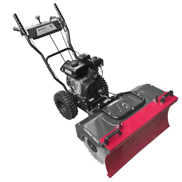 Order a A genuine pusher attachment designed for use with the Titan Pro TPSW820 petrol sweeper.