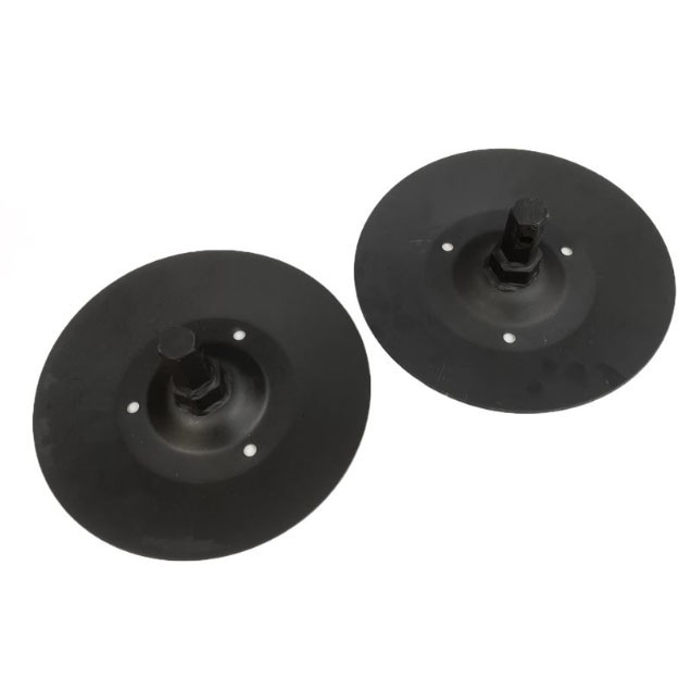 Order a A pair of genuine replacement discs for the TP500 petrol rotavator.