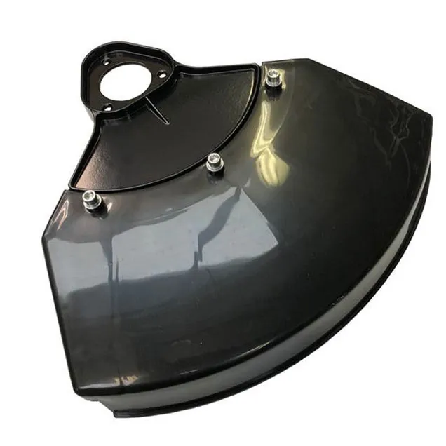 Order a Non-OEM replacement brush cutter guard for the TTK587GDO 25.4cc petrol landscaping multi-tool.An upgrade from the original unit features a metal mounting point compared to the original plastic one which can be prone to breakage.