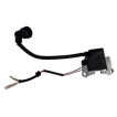 Non-OEM ignition coil and cap for the TTBCP33-4 petrol strimmer brushcutter.