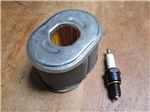 Order  Genuine replacement service kit for the 15HP garden chipper. This kit consists of a replacement air filter and spark plug.