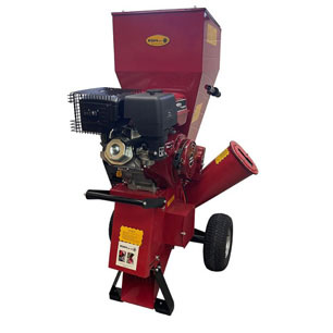 Titan Pro 15HP Petrol Wood Chipper Shredder Electric Start Mulcher 75mm