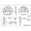 Crankcase Cover Technical Drawing