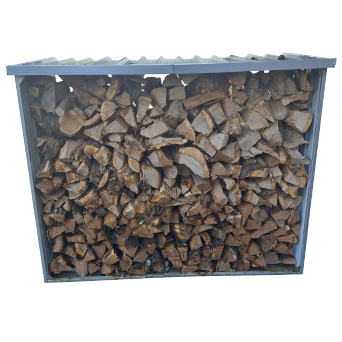 Metal Log Store 6x2 - Steel Garden Storage - Bin Shelter - Buy One Get One Free