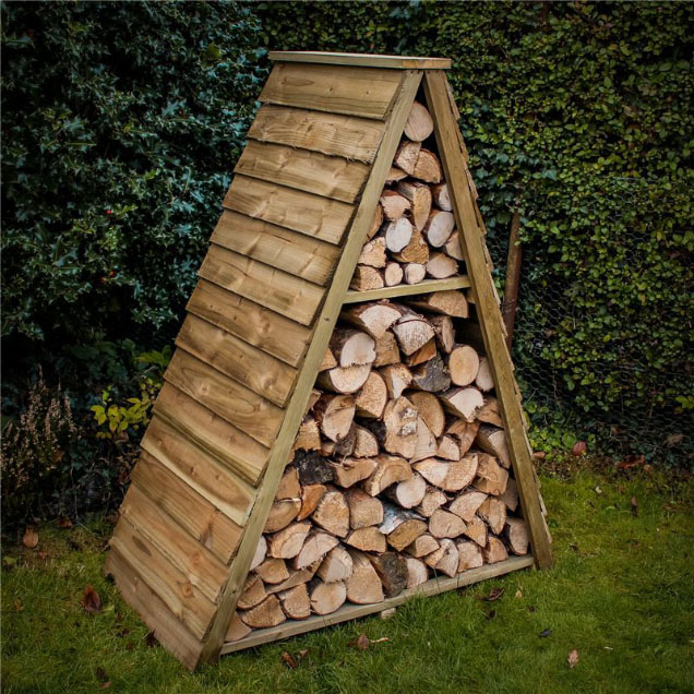 Log Store - Wooden Log Storage - Pinacle Log Store