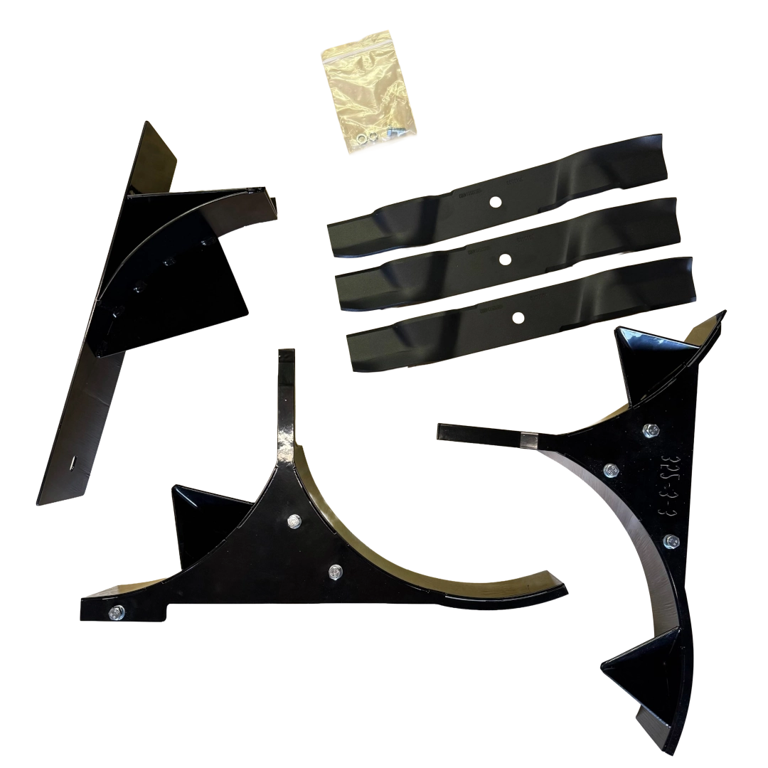 Order  A genuine mulching kit for use with the TPZTRO52 52 zero-turn ride-on lawnmower from Titan Pro.