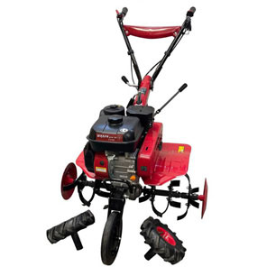 Titan Pro 6.5HP Petrol Rear Tine Tiller Rotavator 840mm Scope